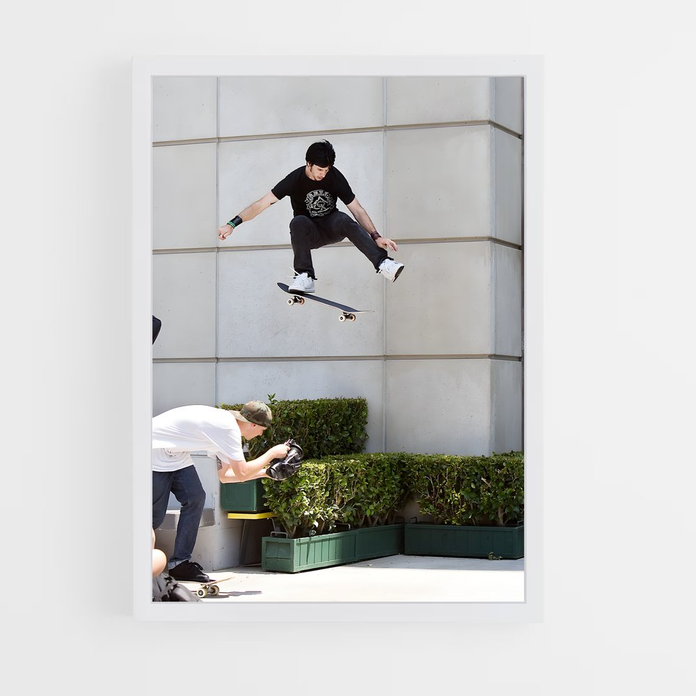 Poster Chris de cole – affiche Skateboard (vue 3)